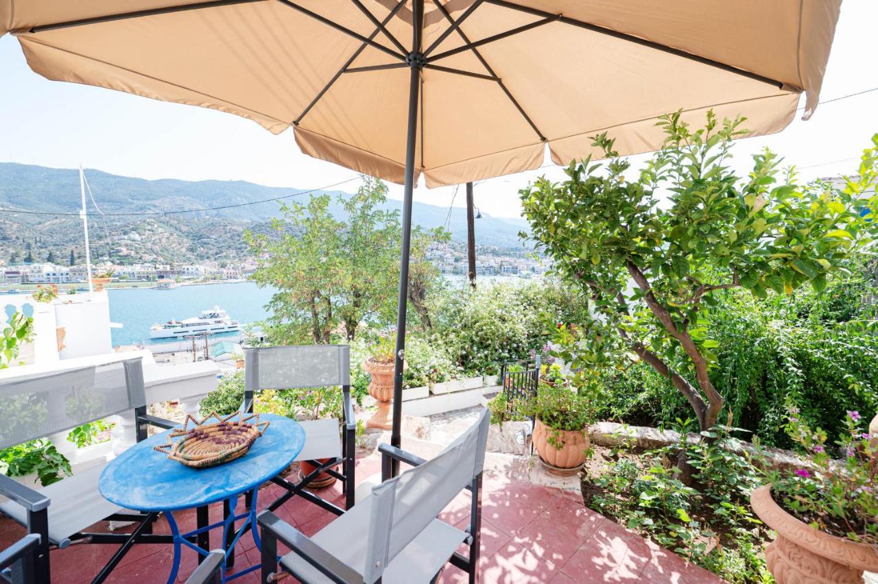 Traditional House Under The Clock Tower With Sweet View Poros Town ภายนอก รูปภาพ