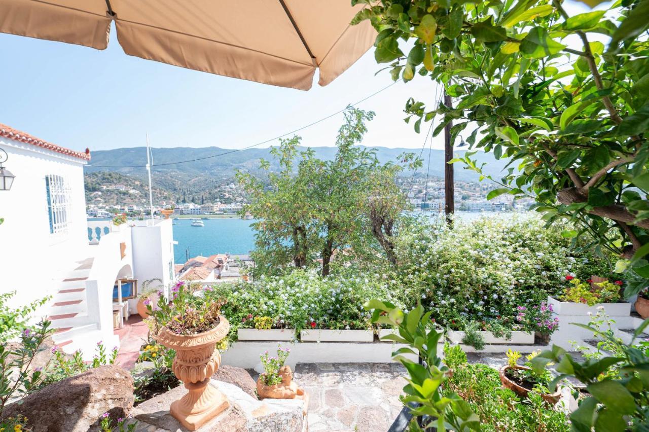 Traditional House Under The Clock Tower With Sweet View Poros Town ภายนอก รูปภาพ